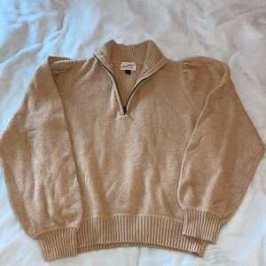 Tan pullover sweater
